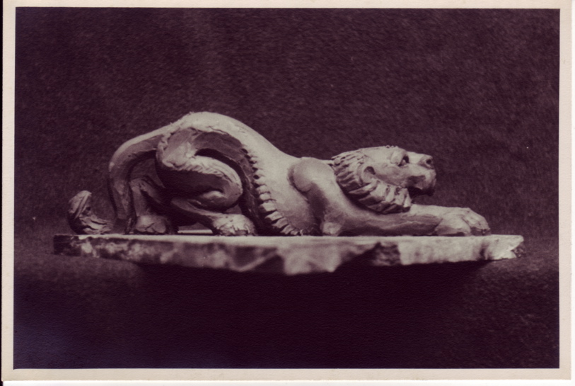 Lion, plaster of paris (1954)